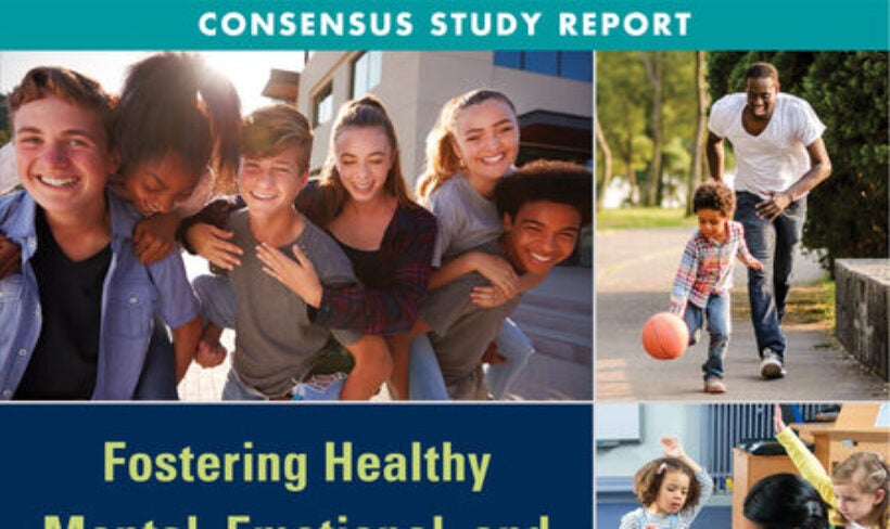 Report Cover from Fostering Healthy Mental Emotional Behavioral Development In Children Youth